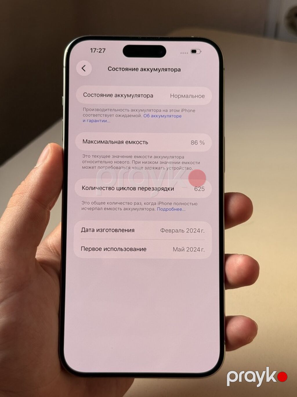 IPhone 15 Pro Max, 256 GB, Gümüşü, Face ID — Apple iPhone, Digah (5)