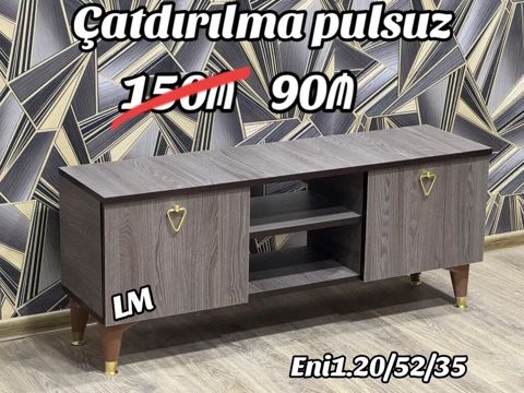 _*TV STEND / TV altı*_ Yeni və sifarişlə. Qiymət : *90₼*