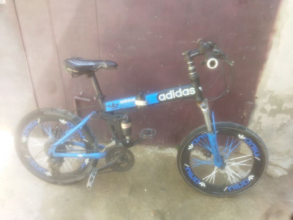 Qatlanan velosiped, 20" təkərli, tam amortizasiyalı — Adidas — Elektrik velosipedləri, Bakı (2)