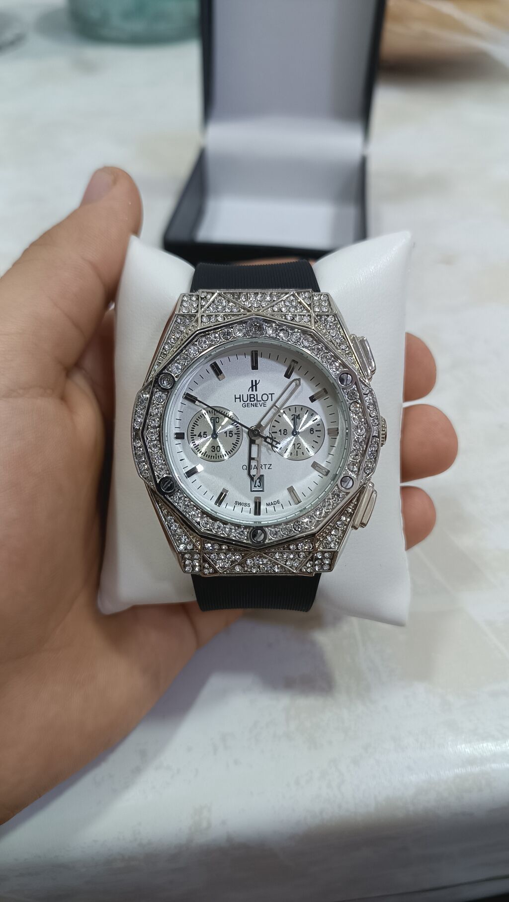 Yeni, Qol saatı, Hublot, rəng - Gümüşü — Qol saatları, Mehdiabad (2)