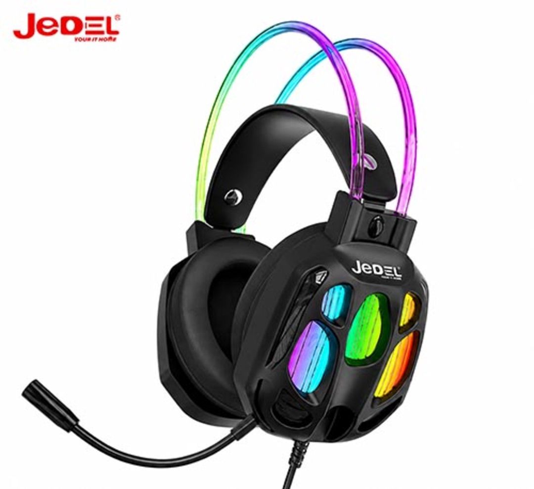 RGB Gaming qulaqlıq Jedel GH619 Stereo 7.1 Surround USB — Elektronika, Bakı