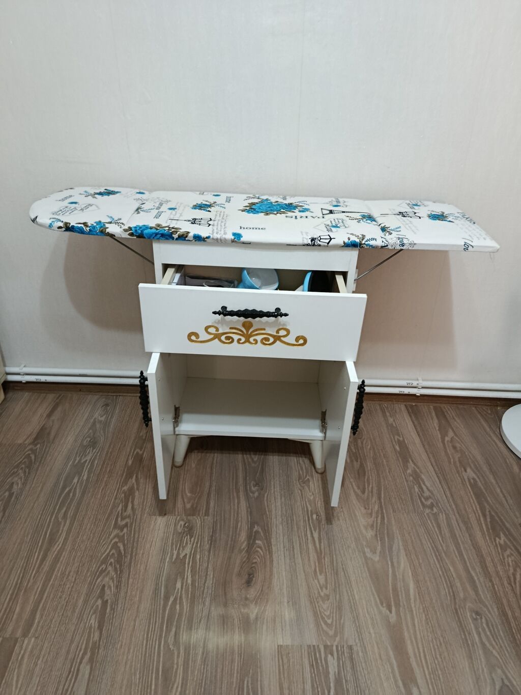 Çoxfunksiyalı ütü masası-konsol - Üst hissəsi qatlanan ütü masası — Mallar, Bakı (2)