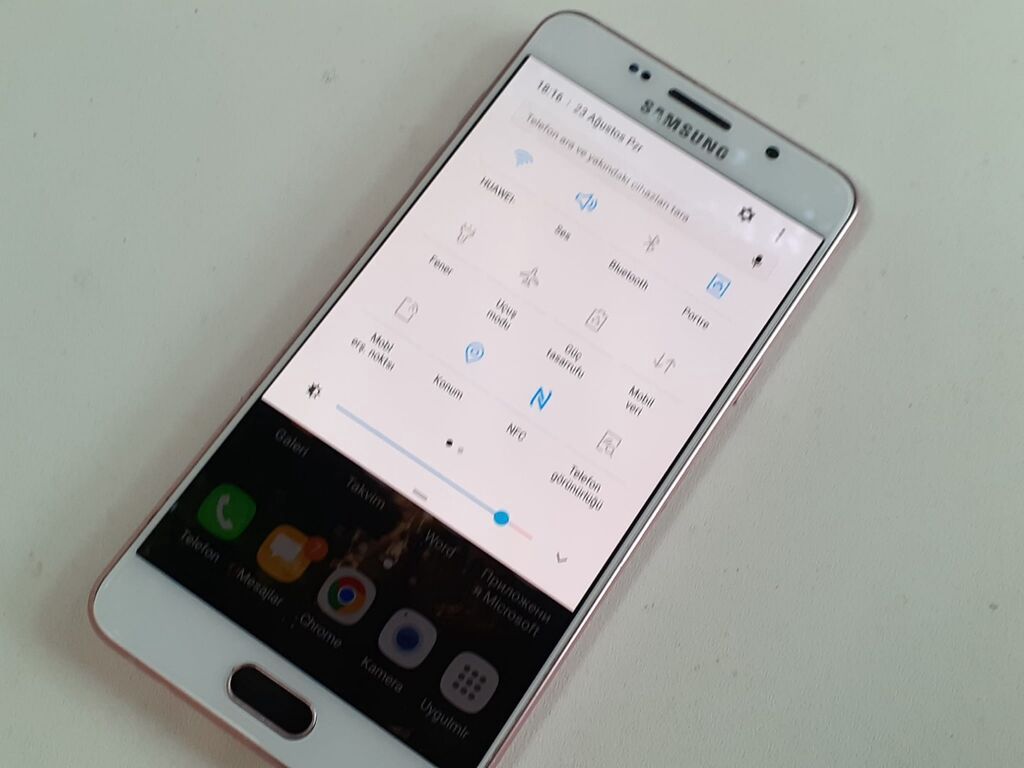 Samsung Galaxy A5 2016, 16 GB, rəng - Ağ, Zəmanət, Düyməli, Sensor — Samsung, Gəncə (6)