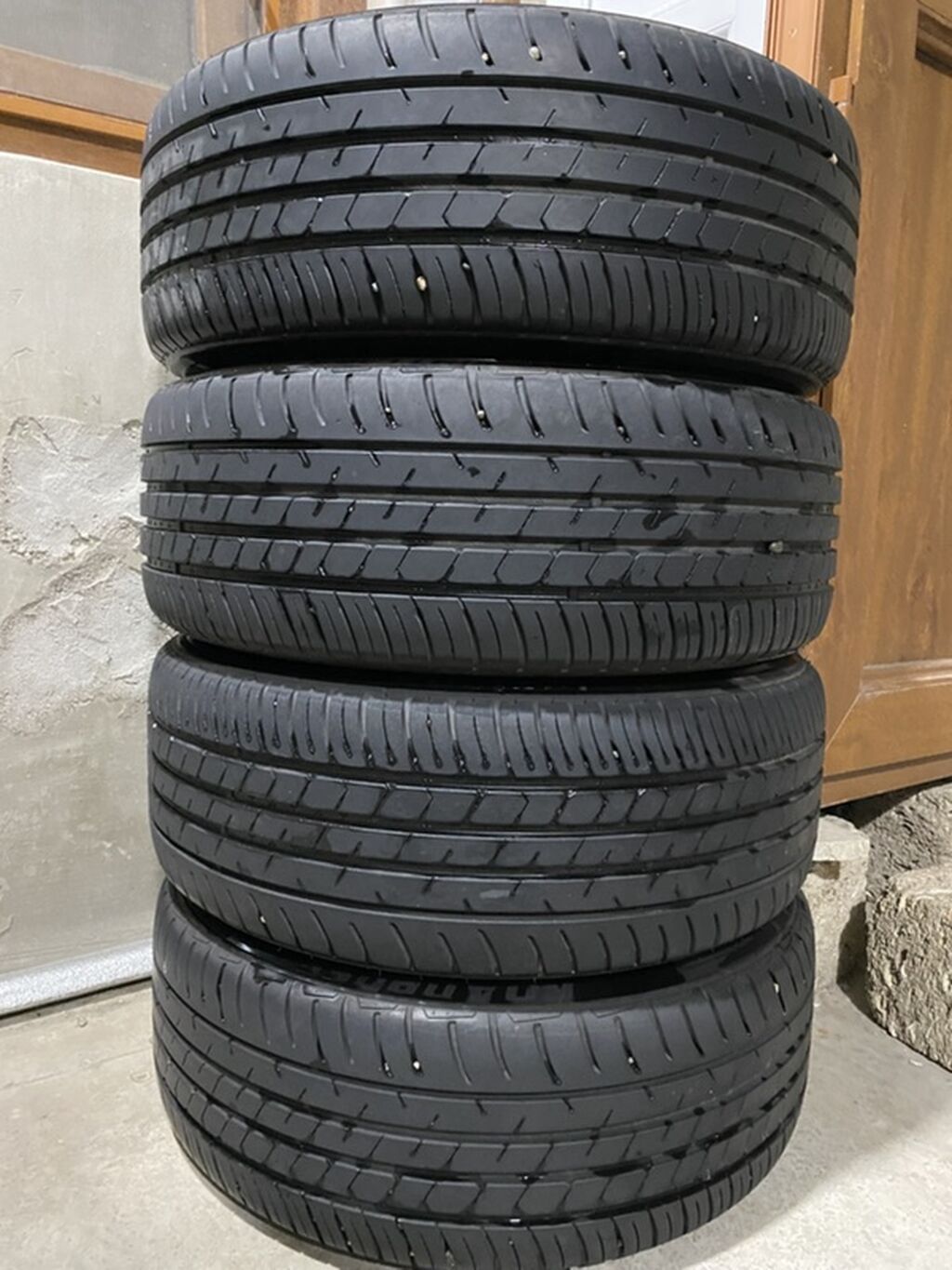 Toyota orijinal yüngül lehimli disk dəsti + təkərlər - Komplekt: 4 — Avto, Bakı (8)