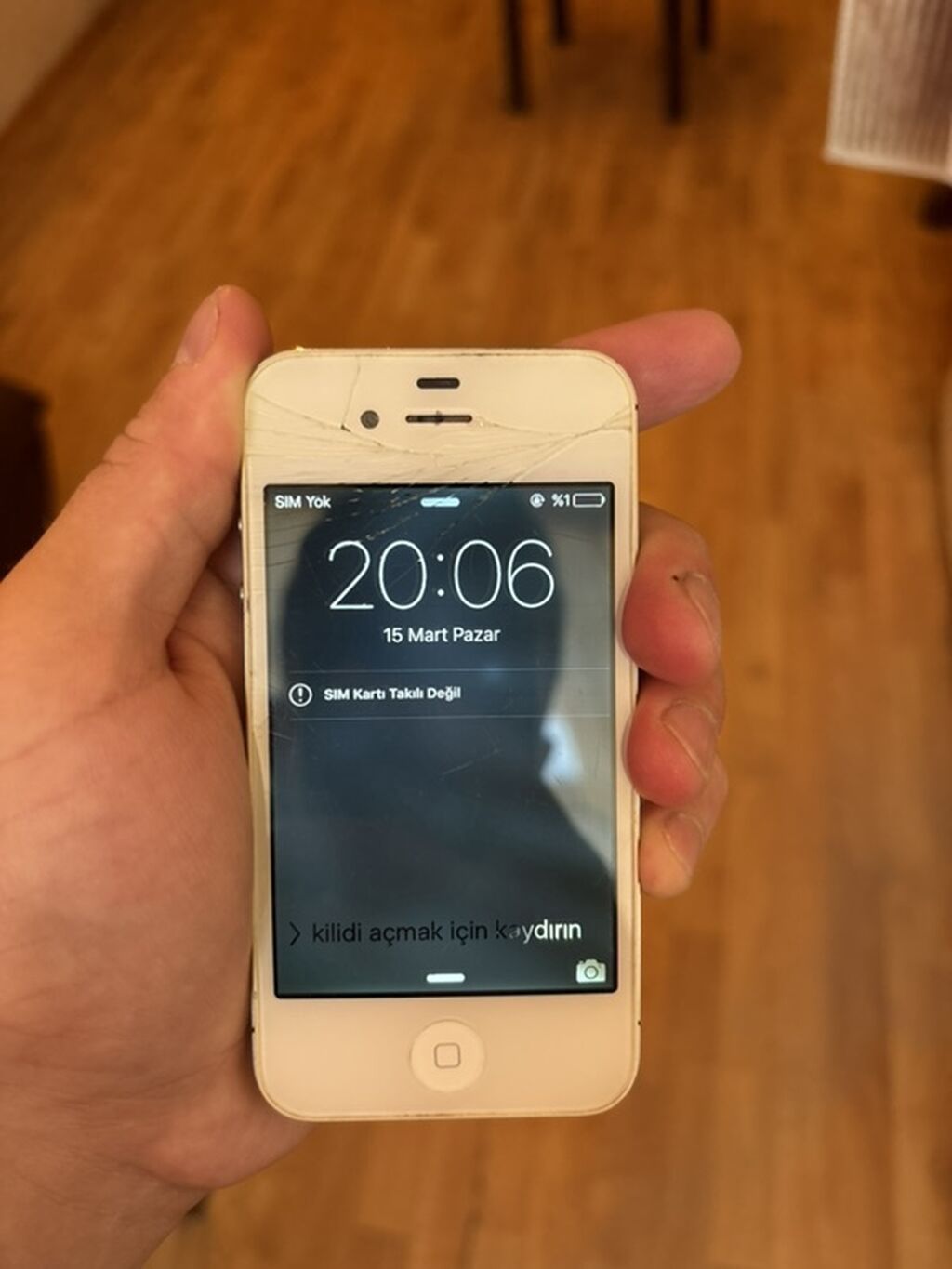 IPhone 4S, Ağ, Qırıq — Apple iPhone, Bakı (6)