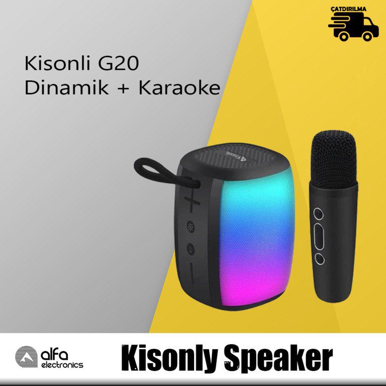 Bluetooth dinamik "Kisonli G20 Speaker + Karaoke" — Elektronika, Bakı