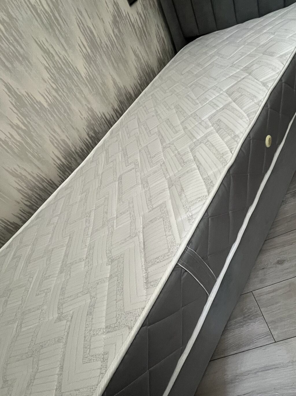 Tək nəfərlik müasir çarpayı + döşək dəsti Tezedir ortepetikdir — Mebel, Masazır (3)