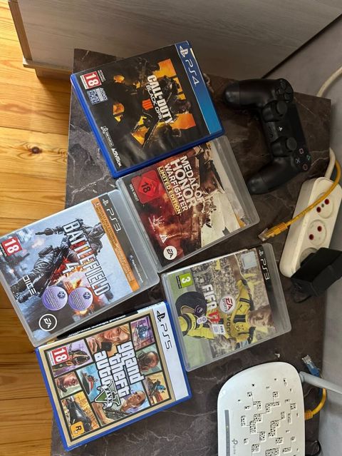 Oyun diskləri və aksesuarlar paketi Ps5 gta 5 Ps4 callofdusty Ps3