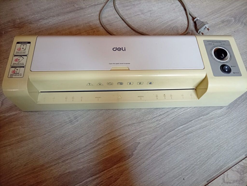 Deli 3892 laminator — az işlənmiş, ideal vəziyyətdə — Ofis texnikası və istehlak malları, Bakı (3)