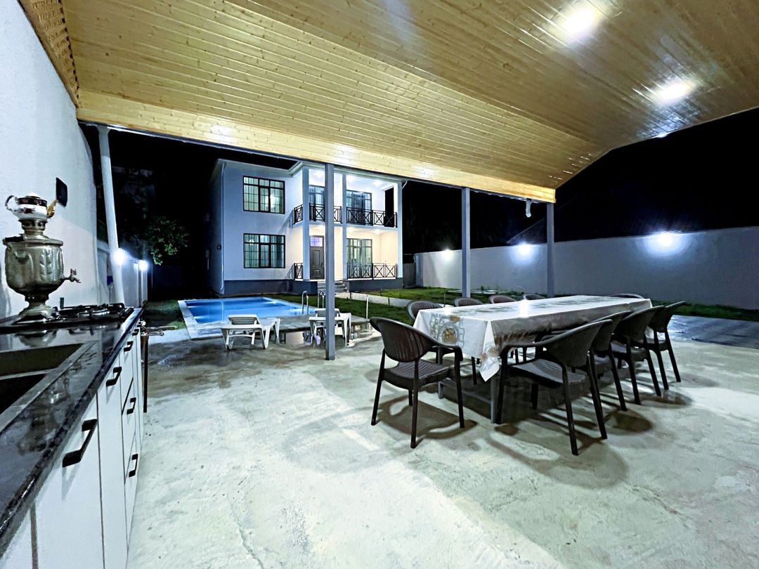İcarəyə verilir 5 otaqlı həyət evi/bağ evi 350 m² — Ev, villa, Qəbələ (11)