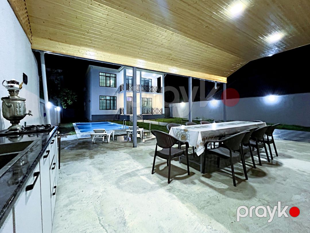 İcarəyə verilir 5 otaqlı həyət evi/bağ evi 350 m² — Ev, villa, Qəbələ (11)