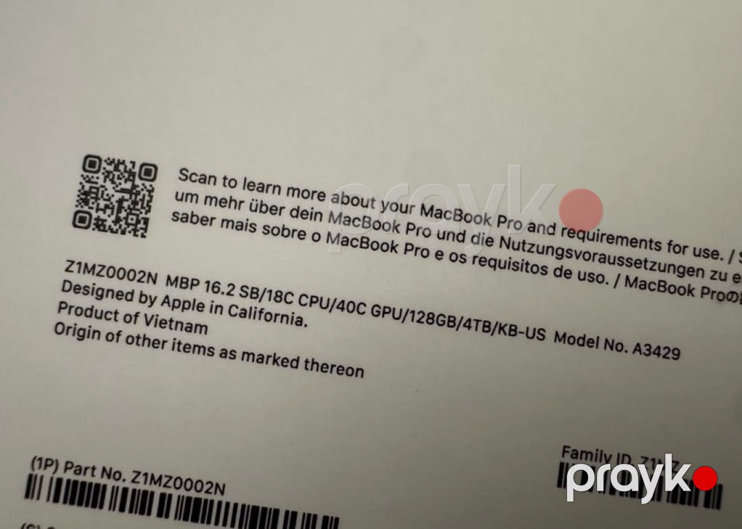 Apple MacBook Pro 16 M5 Max 128GB/4TB — Elektronika, Bakı (2)