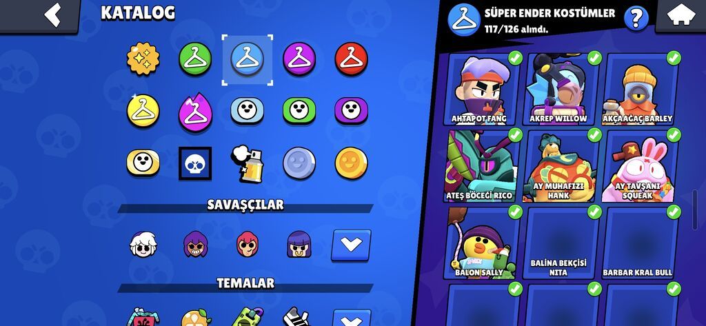 Brawl Stars hesabı – tam kolleksiya, yüksək kuboklar və zəngin — Aksesuarlar, Bakı (5)