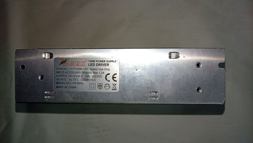 LED sürücü / Güc mənbəyi V.MAX HT3003L 120W — Qida bloklari, Bakı (3)