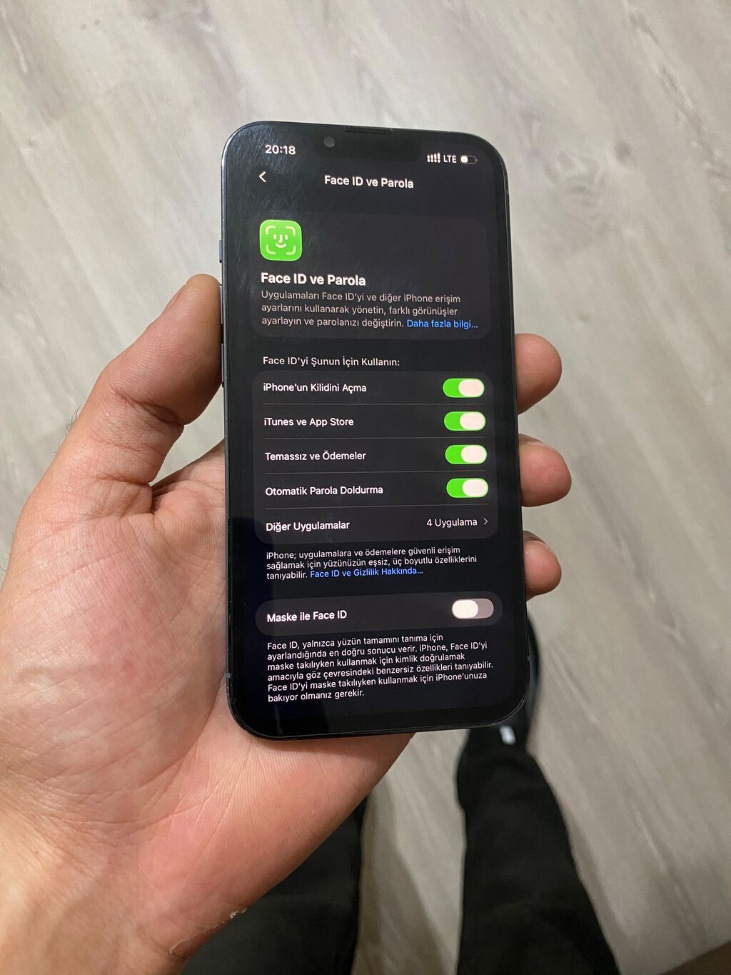 IPhone 13 Pro, 128 GB, Sierra Blue, Zəmanət, Face ID, Sənədlərlə — Apple iPhone, Digah (6)