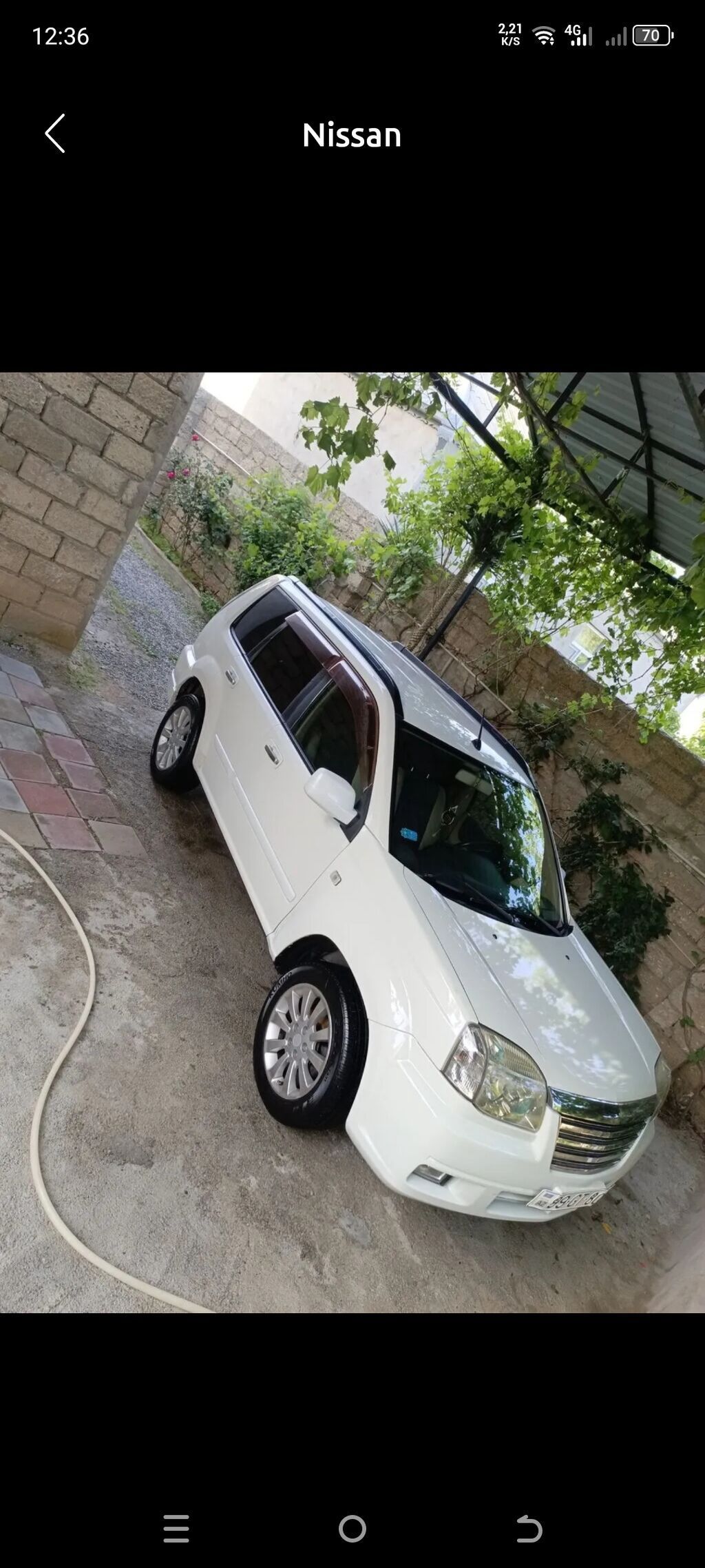 Nissan – ağ rəngli, şəhər və ailə istifadə üçün rahat