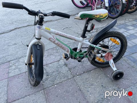 Uşaq velosipedi CUBE Team 1600 — 16 düym, köməkçi təkərlər