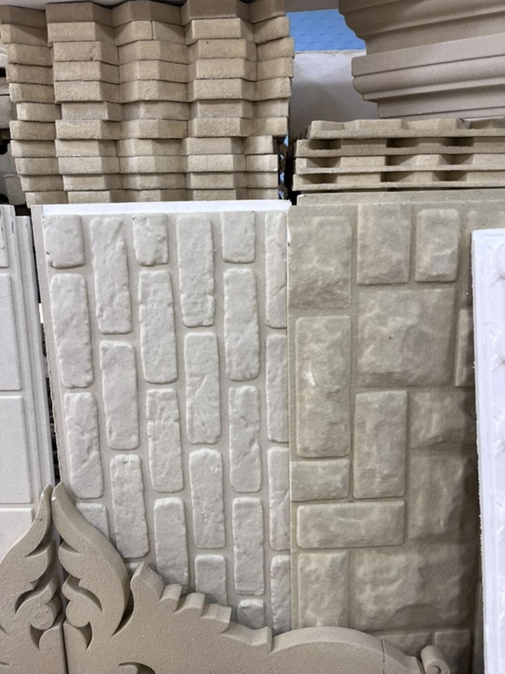 Dekorativ fasad və interyer üçün hazır beton/daş panellər və — Mallar, Novxanı (2)
