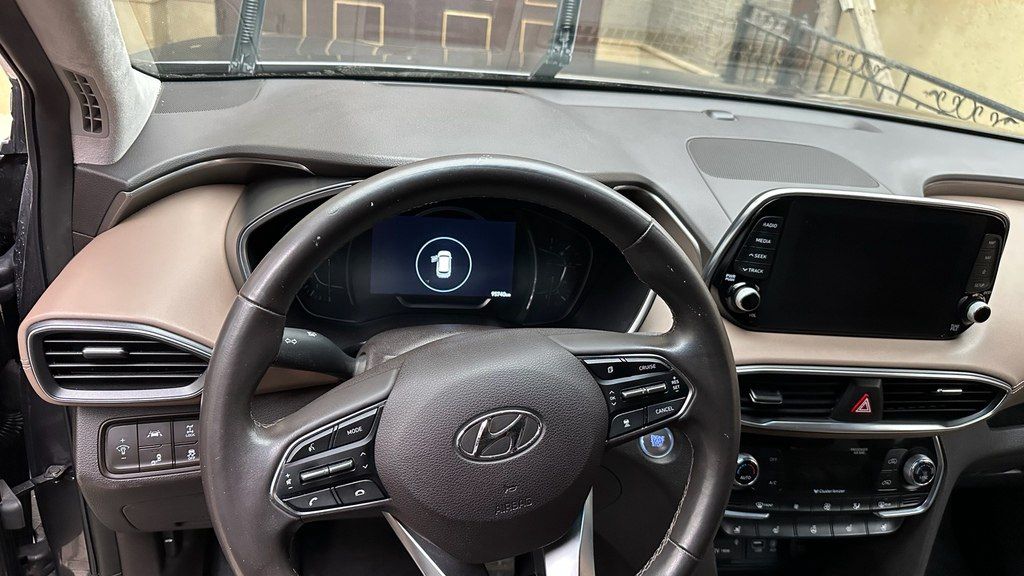 Hyundai Santa Fe, 2.0 L, 2018 il, 110 300 km — Avtomobillər, Bakı (6)