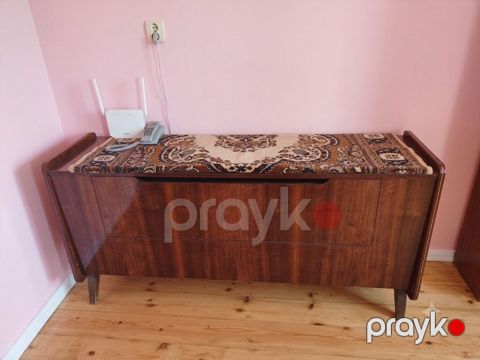 Taxta sandıq/konsol - Material: möhkəm ağac, cilalı təbii şpon örtük