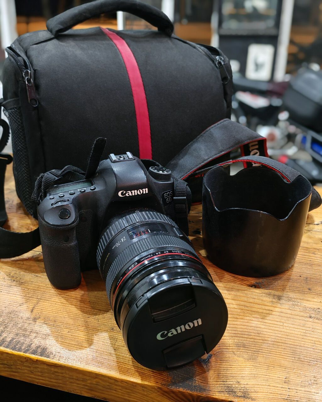Canon EOS 6D full-frame fotoaparat + Canon EF 24-70mm f/2.8 L USM — Elektronika, Gəncə (2)