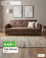 Tək divan – 235 sm - Mexanizm: açılan, bazalı (yataq funksiyası və iç — Товары