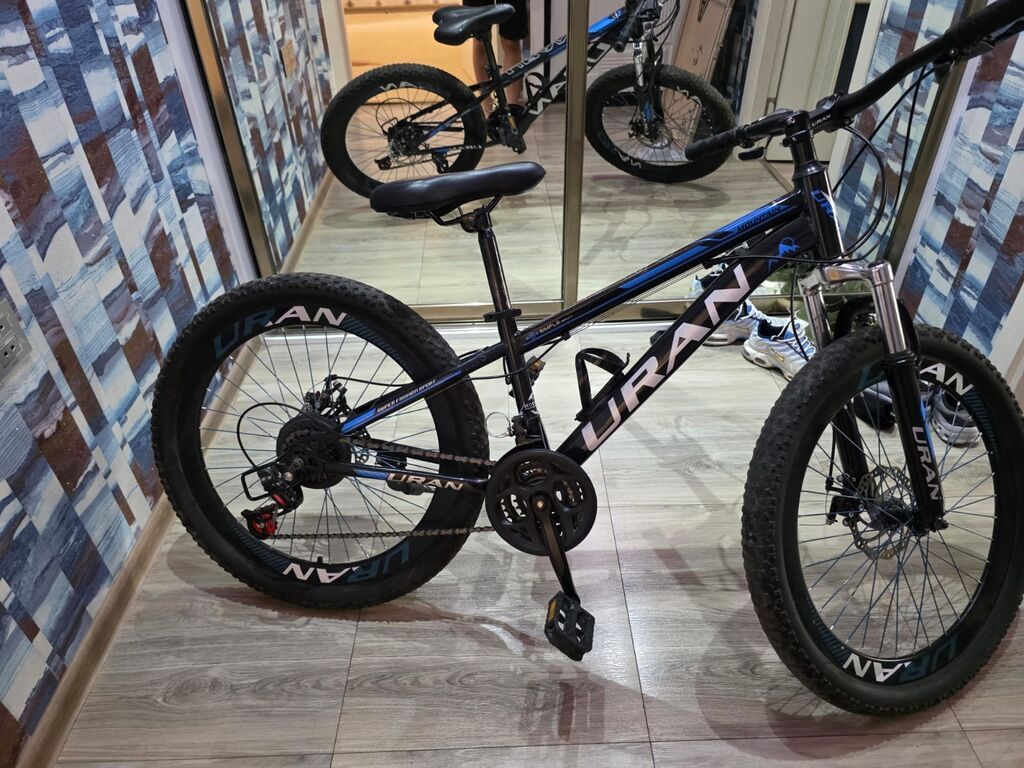 URAN velosipedi 24luk shimano tormuz eylecinde balaca ezikvar ona gore — Dağ velosipedləri, Bakı (2)