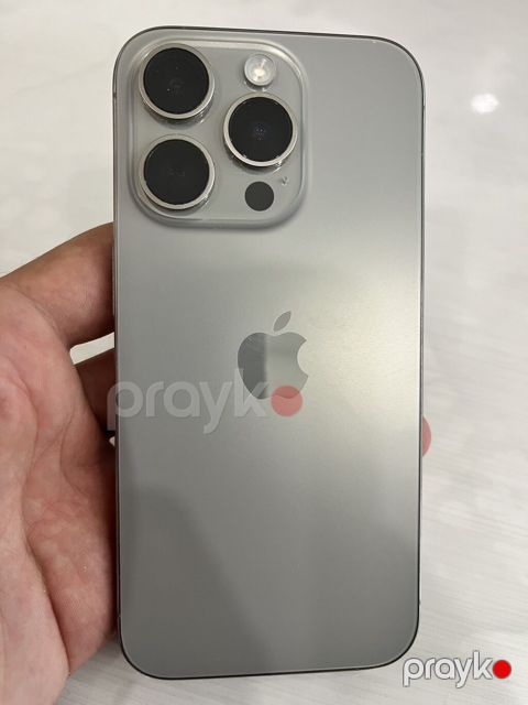 IPhone 15 Pro, 256 GB, Natural Titanium, Simsiz şarj, Face ID