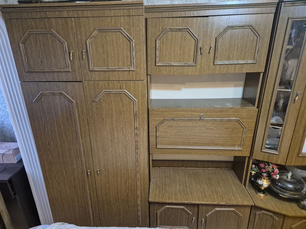 Taxta mebel dəsti - Rəng və material: Tünd palıd teksturalı — Mebel, Bakı (2)