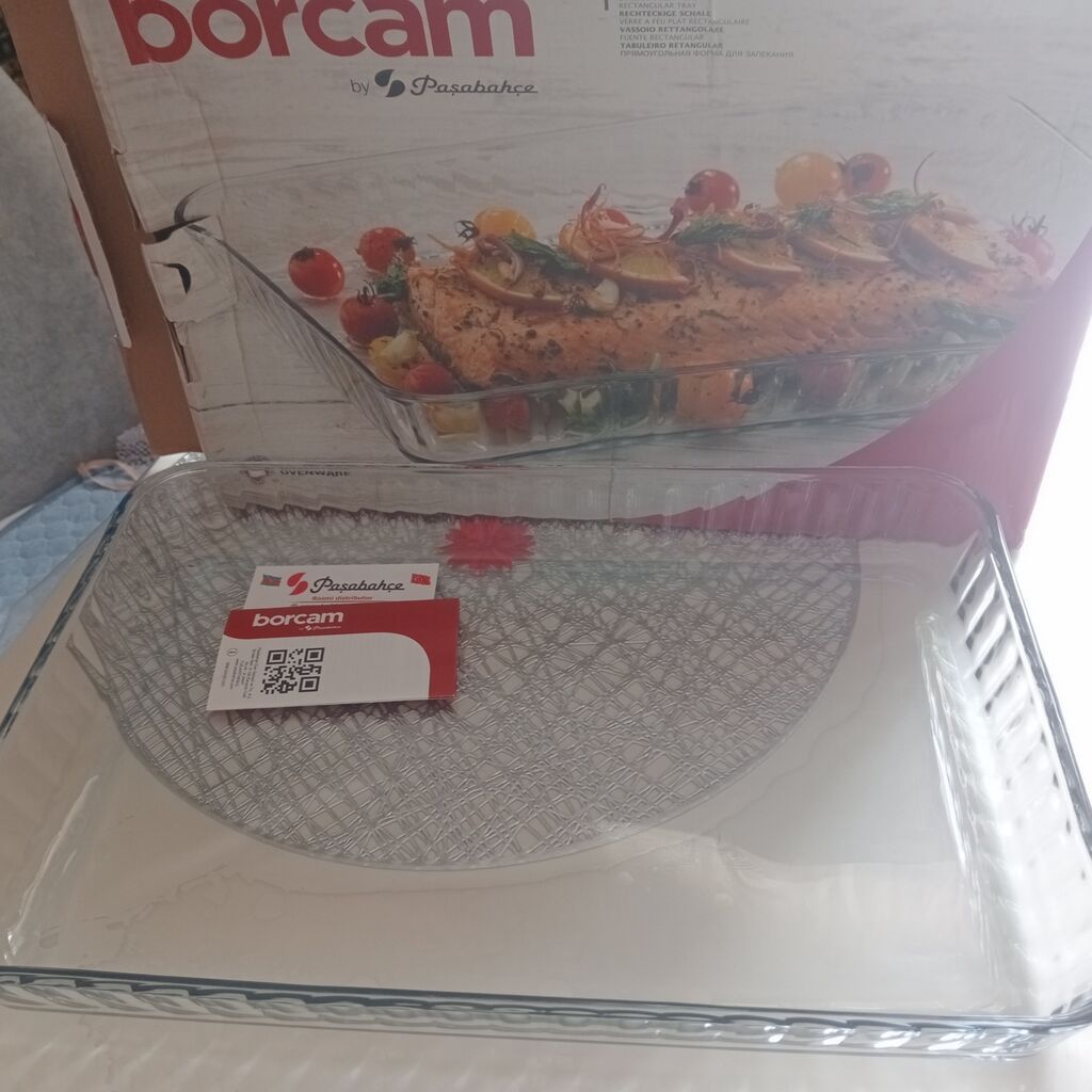 Pasabahçe Borcam şüşə soba qabı – düzbucaqlı - Marka/model: Pasabahçe — Mallar, Xırdalan (2)