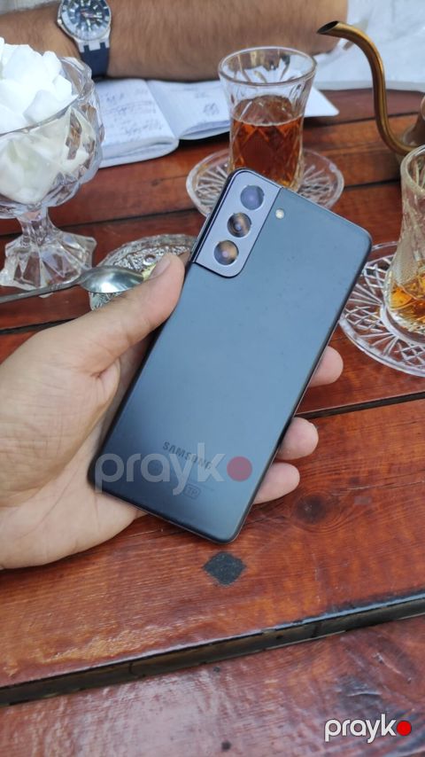 Samsung Galaxy S21, 128 GB, rəng - Qara, Simsiz şarj