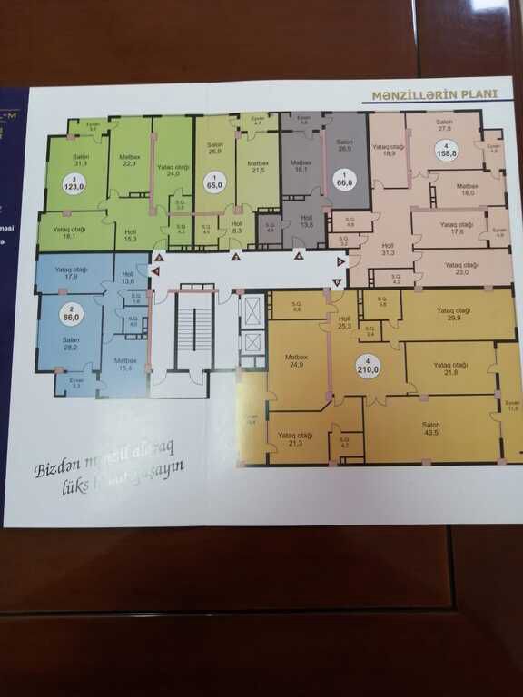 Satılır 4 otaqlı yeni tikili 158 m² — Mənzil, Bakı (2)