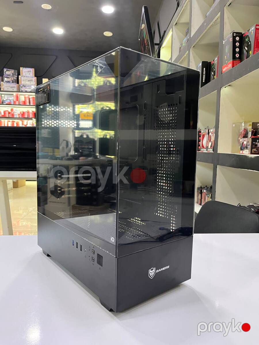 Gamers iO ATX / M-ATX Panoramic Aquarium Case Black — Kompüterlər və noutbuklar, Bakı (8)