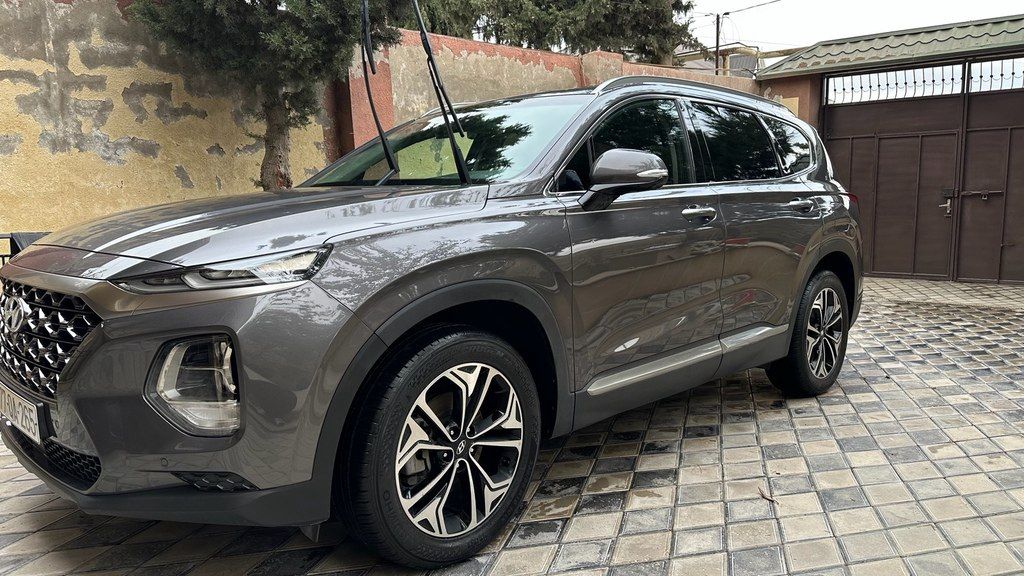 Hyundai Santa Fe, 2.0 L, 2018 il, 110 300 km — Avtomobillər, Bakı (9)
