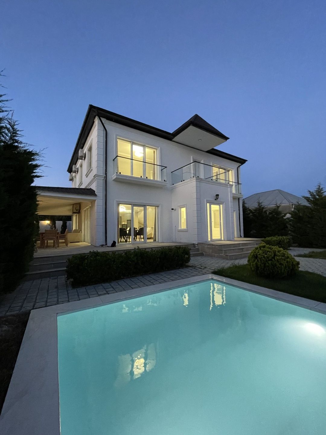 İcarəyə verilir 5 otaqlı həyət evi/bağ evi 350 m² — Ev, villa, Bakı (8)