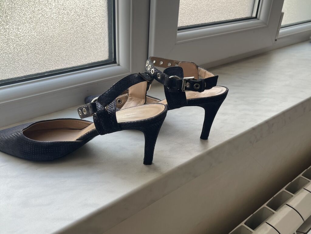 Tuflilər, Ölçü: 39, rəng - Göy, Yeni — Şəxsi əşyalar, Masazır (4)