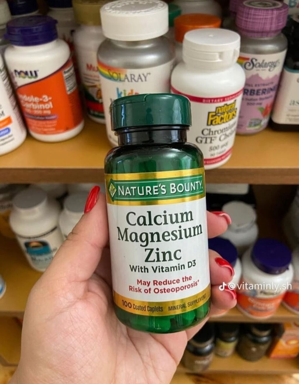 Nature’s Bounty Calcium Magnesium Zinc + Vitamin D3 - Tərkib