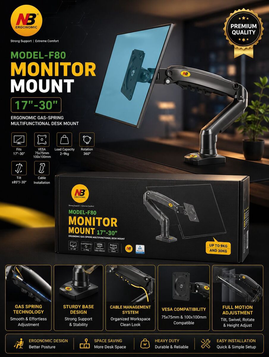 NB F80 monitor kronşteyni — Elektronika, Bakı