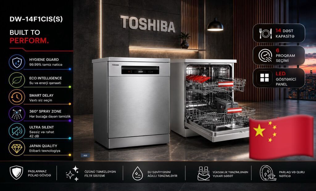Paltaryuyan maşın Toshiba, 8 kq, Yeni, Avtomat, Qurutmasız, Kredit yoxdur, Ödənişli çatdırılma — Paltaryuyan maşınlar, Sumqayıt (7)