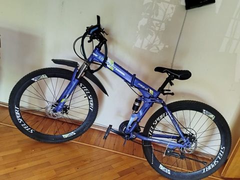 STELS Sport FR 2.0 dağ velosipedi - Qatlanabilən alüminium gövdə