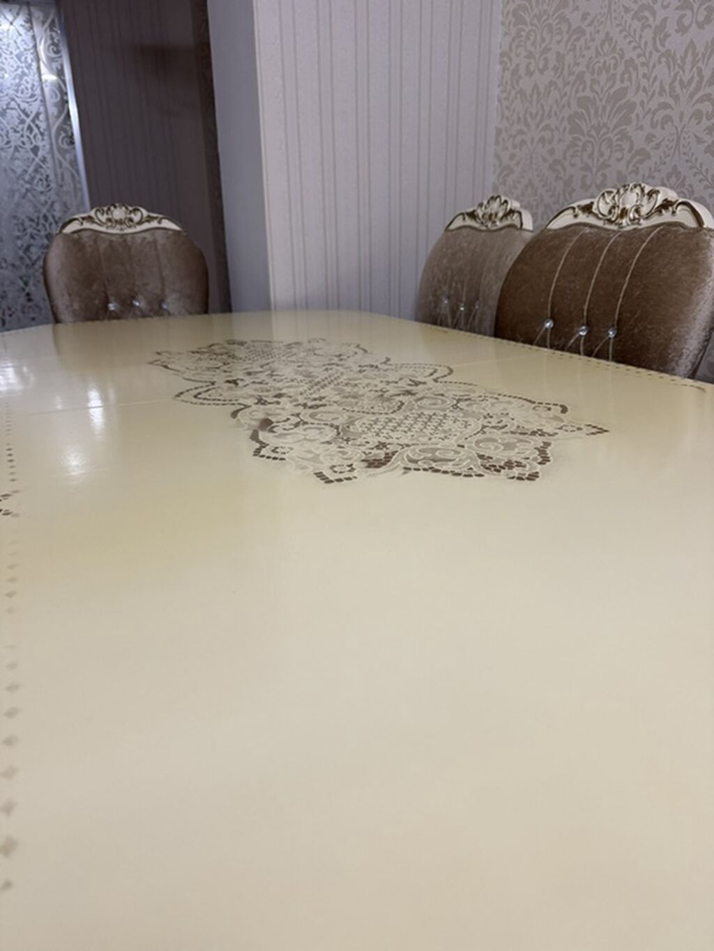 Klassik üslubda yemək dəsti - Komplekt: 1 böyük masa + 8 stul (6 ədəd — Mebel, Bakı (5)