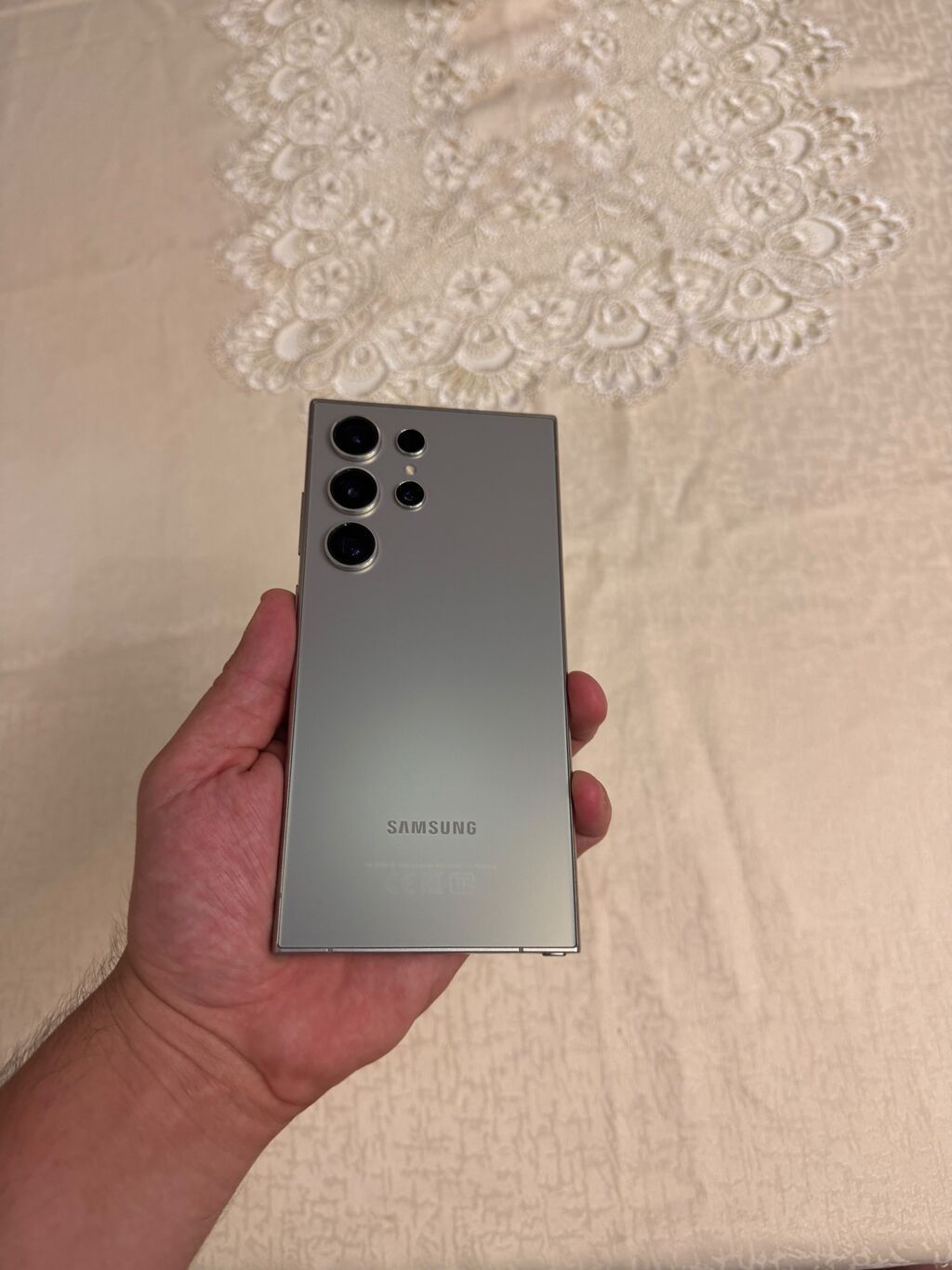 Samsung Galaxy S24 Ultra, 256 GB, rəng - Qızılı, Barmaq izi — Samsung, Masazır (3)
