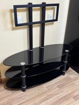 Şüşə TV stendi və divar asqısı - Material: temperli (TEMPLERED) şüşə — Мебель