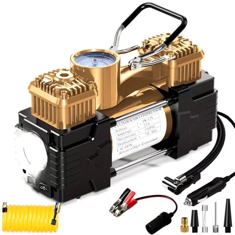 Avtomobil üçün güclü portativ hava kompressoru - Qidalanma: DC 12V -