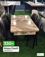 Masa dəsti – açılan mexanizmli - Ölçü: 80×130/170 sm (genişlənə bilən — Mebel