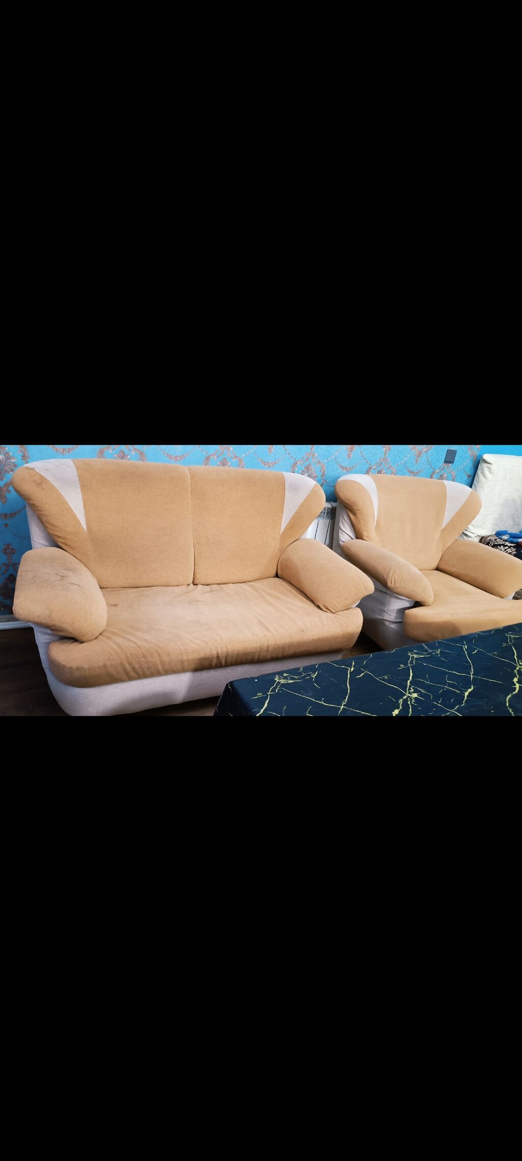 3 u birlikde divan ve iki kreslo 65m unvan Yəni Yasamal — Mebel, Bakı