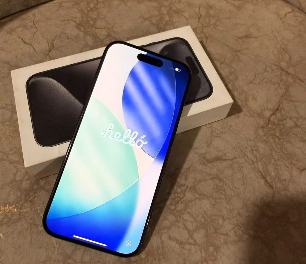 IPhone 15 Pro, Black Titanium — Apple iPhone, Bakı
