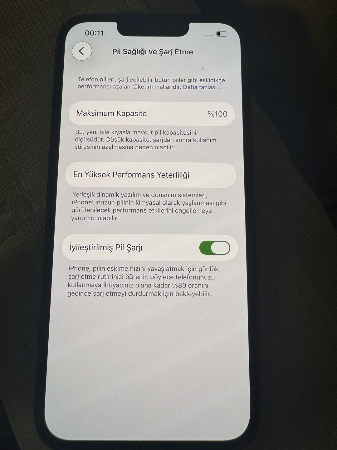 Apple iPhone 13 Midnight 128GB/4GB — Smartfonlar, Bakı (7)