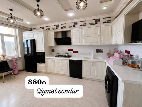 Membran mətbəx mebeli 880₼. Ölçü 4/1.50. Üzəri tökmə