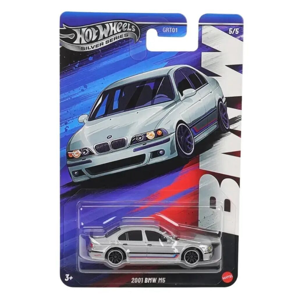 Hot Wheels Silver Series – 2001 BMW M5 miqyası kolleksiya modeli - — Mallar, Bakı